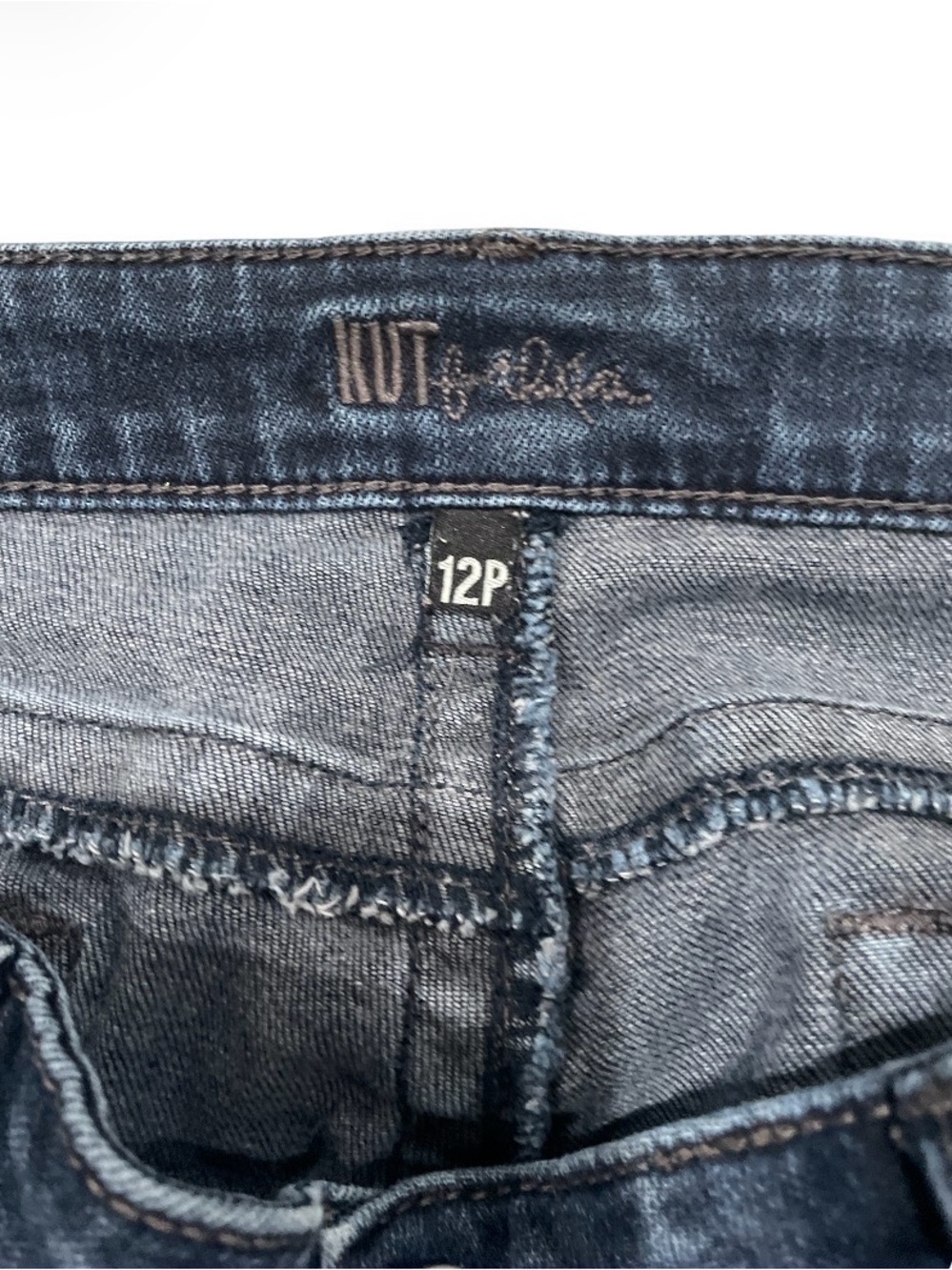 KUT STRAIGHT LEG JEANS Size 12P - Picture 2 of 4